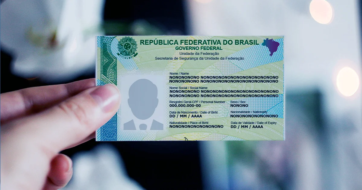Emissão da Nova Carteira de Identidade Nacional - Imagem: Reprodução.