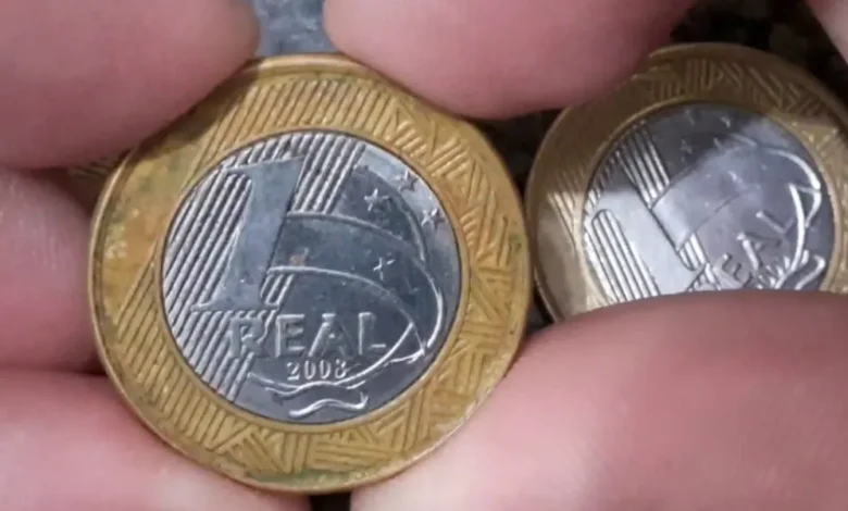 Moeda valiosa de 1 real - Imagem: Reprodução.