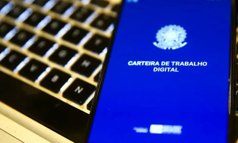 Emissão na Carteira de Trabalho Digital - Imagem: Reprodução.