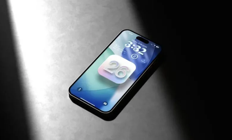 Teste do novo iOS 26 - Imagem: Reprodução.