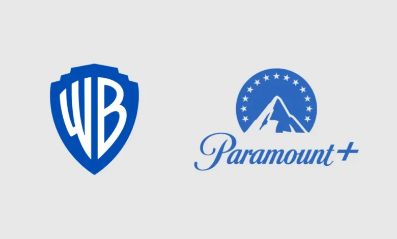 Warner e Paramount+ - Imagem: Reprodução.